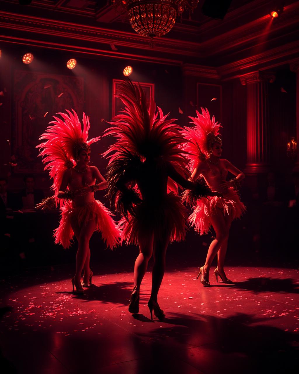 Dancers performing at GAMBACHI Dubai